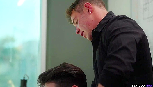 Steamy Office hookup: Devin Franco Kyle Fletcher Heat Up After Hours – Nextdoor RAW