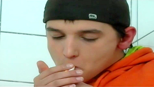 Ari Black Moans Loud While JERKING OFF His Thick Rod – Epic Cream Load