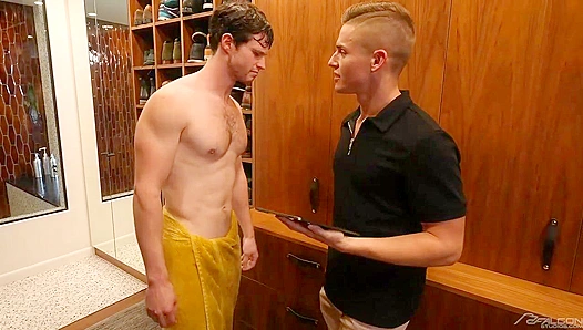 Double Pleasure: Tyler Rush Finn Harding Share Steamy Oral Fun – Falcon Studios
