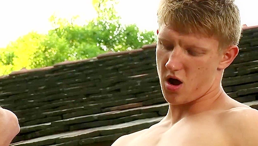 Steve Weaver Tim Law Get Naughty Outdoors — Hot Blowjob Action – SteamyTwinkLicks 18+