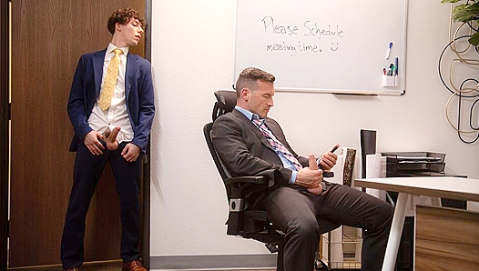 Steamy Office Encounter: Cristiano Derek Gets Wild – JerkBuddies 18+