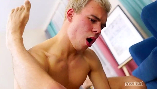 Christian Hermes Takes Max Royces Huge Load — Wild Anal Ride – JAWKED