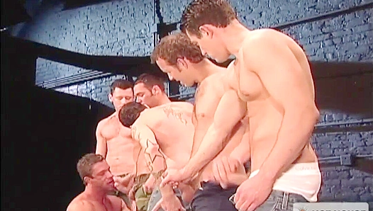 Chad Hunt Takes On Multiple Cocks in Steaming Group Sex – HotHouse Males