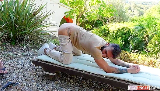 Poolside Passion: Johnny Viper Nate Latrell Fuck Hard Under the Sun – Steamy Gay Anal 18+