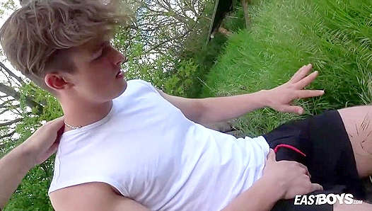 Hairy Beast Nikolaus Roars While Getting Plowed Deep in Car – 18+