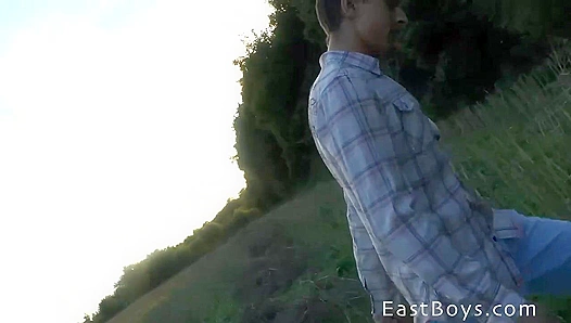 Petr Borek Groans Loudly Getting Off on Outdoor Dick Sucking – EastBoys