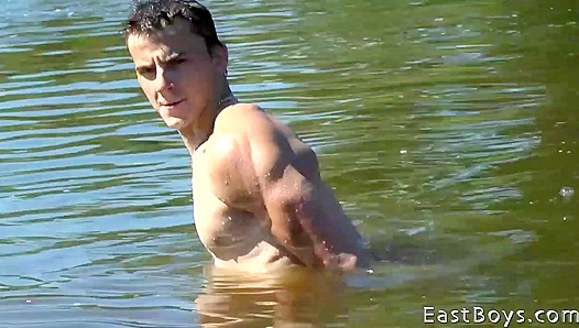Oiled-Up Eager: Ronnies Steaming Handjob Fantasy — EastBoys Hotness 18+