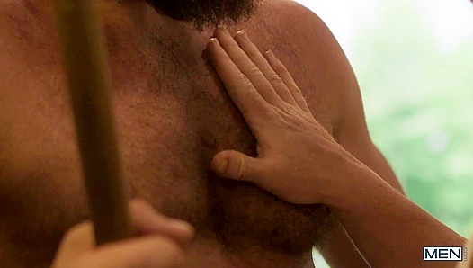 Rough Ride Beneath the Sun: Cowboys Grapple in Wild Outdoor Passion – 18+