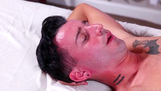 Stress Relief Gone Wild — Marco Takes Thick Cock After Steamy Massage – 18+