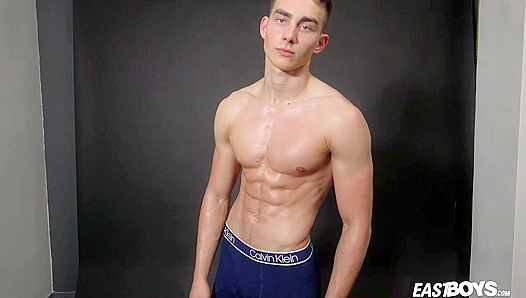 Oil-Drenched Emilion Flexes His Rock-Hard Body – EastBoys Temptation