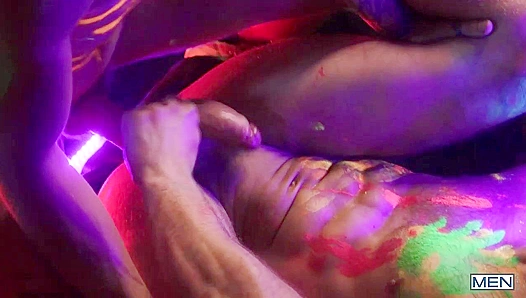 Olivier Theos Neon Heat: Relentless Deep Anal Ride – Hard Gay Sex Action