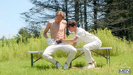 Leo, Louis Sam Heat Up the Lockers — Cricket Stars Steamy Gay Flings 18+