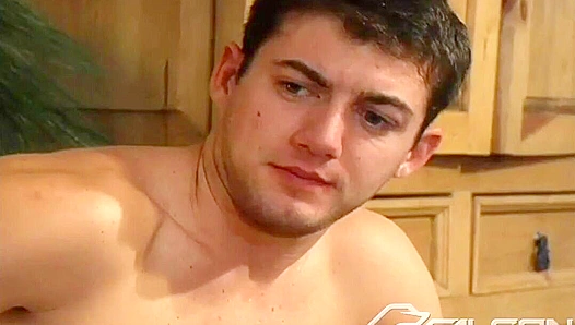Justin Jameson Claims Both Twinks in Wild Steam Room Threesome – 18+