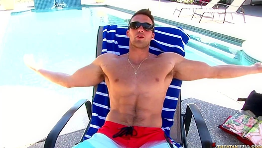 Tristan Bulls Steamy Outdoor tease – Smoking Hot Bareback Action – GayEyeCandy 18+