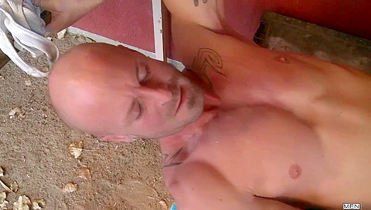 Stranded No More: Hard Fuck at a Lonely Rest Stop Ignites Passion – Gay XXX 18+