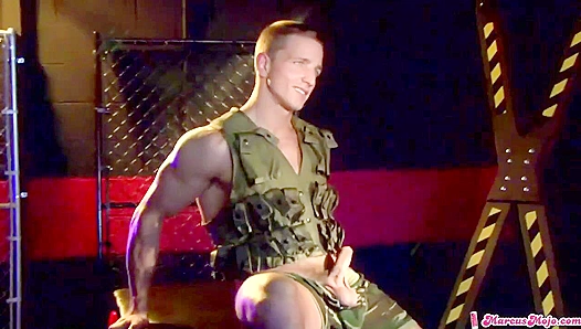 Muscle God Marcus Mojo Flexes Every Rippled Inch – Pure Hotness Unleashed – GayThrobs 18+