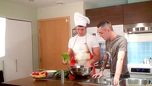 Tristan Bulls Meets Johan Lapointe in Searing Kitchen Heat—Steamy Gay Passion Unleashed –