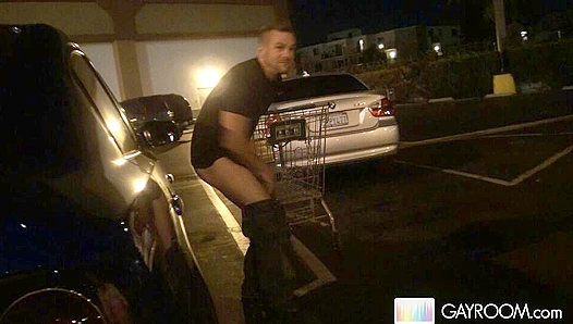 Parking Lot Passion: Two Cocks Tease Edge Bare – Wild GayX Thrills