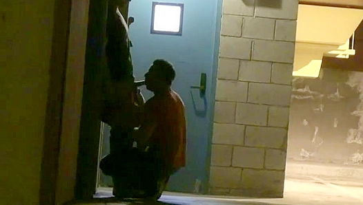 Public Sloppy Blowjob — Raw Gay Desire Ignites Passersby – GayXXX