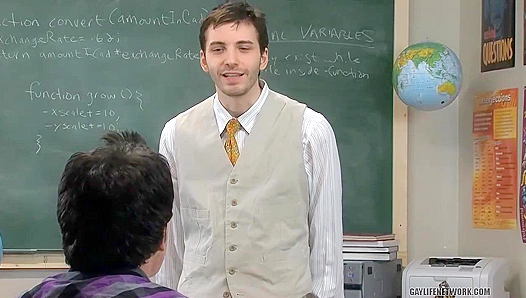 Wade Warren Claims Skylar West in Hot Classroom Seduction – 18+