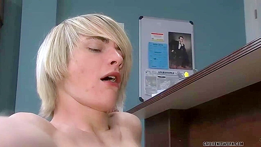 Preston Dominates Class: Takes Aidens Tight Virgin Ass — KinkyClassroom 18+