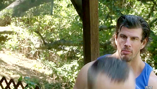 Zeb Atlas Tempts Jessie Colter Outdoors – Steamy Open-Air Gay Encounter – 18+
