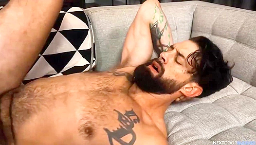 Blaze Builds Heat as Blake Wilder Mounts Alpha Wolfe Next Door – 18+ Gay Action