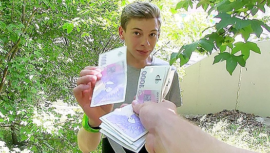 Blonde Twink Ripped Outdoors for Hot Bareback Action – 18+