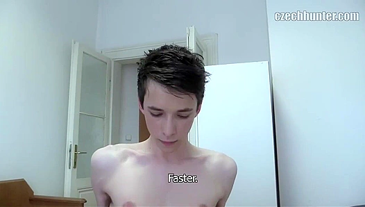 Slurping Every Drop: Slim Twink Devours Thick Cream Pie Load – Hot Gay Porn