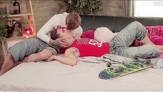 Rival Skaters Heat Up Off Ice: Aaron Aidens Wild Bareback Ride – 18+