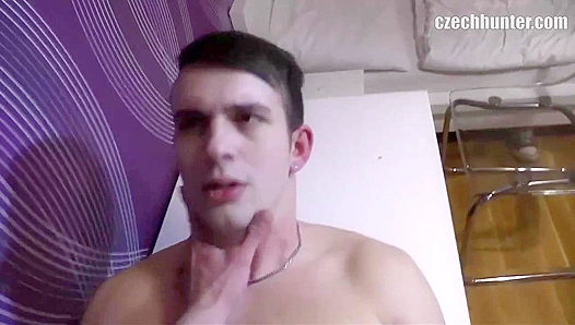 Overpowered Twink Gags on Thick Cock, Milked Until Empty – HotGayXXX