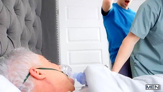 Ryan Jacobs Finn Harding: Hot Threesome, Pleading for Hard, Deep Thrusting – 18+