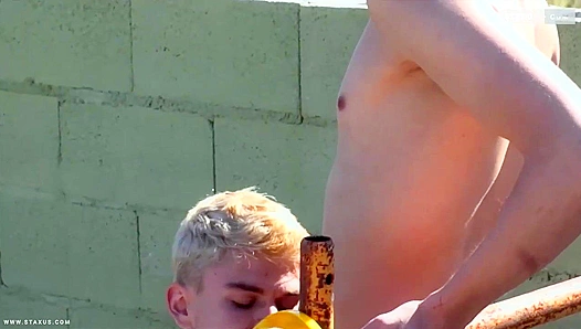 Hard Hats Off: Mike Cole Titus Snow Ignite Steamy Construction Lust – GayXXX