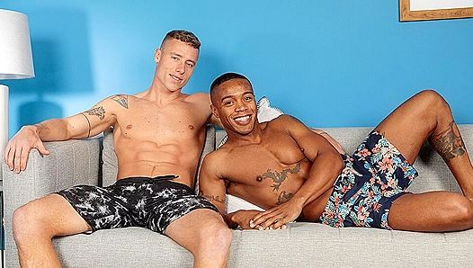 Justin Jakes Steamy Interracial Encounter – Naughty Neighbors Collide – NextDoor Gay Fun