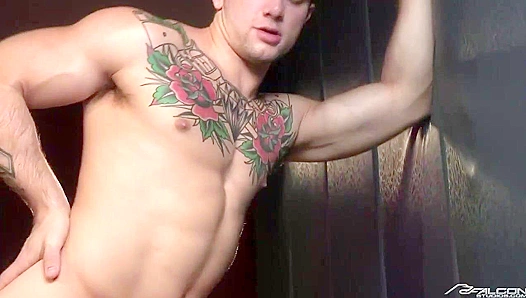 Sebastian Kross Addison Graham Go Balls-Deep in Fiery Encounter – Falcon Stuidos