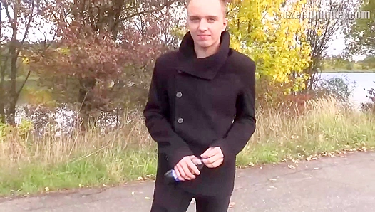 Timid Twink Explores Passion: Outdoor Tease, Indoor Ride – XXX Gay