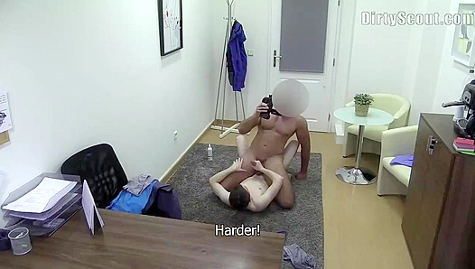 First-Time Audition: Innocent Guy Gets His Tight Ass Wrecked – CastingHell 18+