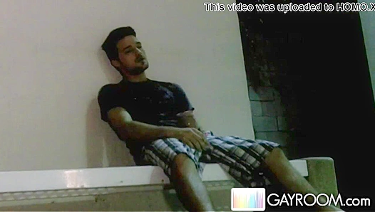 Kryz Perezs Steamy Public Tease Turns into a Wild Solo Session – GayXXX