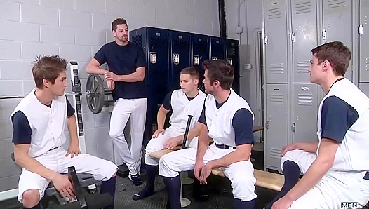 Johnny Rapid Takes Control — Steamy BJ Action Load on the Baseball Diamond – GayXXX