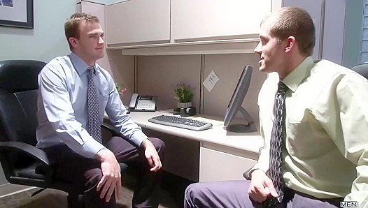 Office Temptation: Clerk Succumbs to Horny Colleagues Massive Tool – GayPornTales 18+