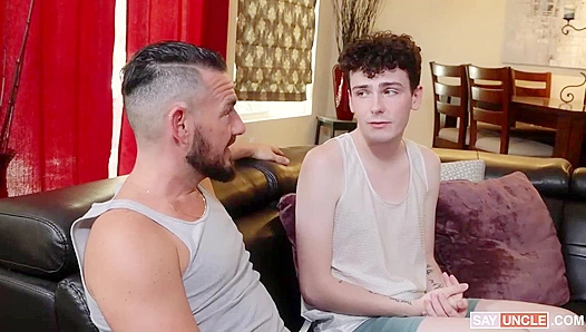 Seduced by Carter Derek: Steamy Stepdad threesome With Myott – 18+