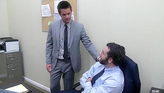 Steamy Office Encounter: Mike De Marco Tyler Hunt Ignite Passion – 18+