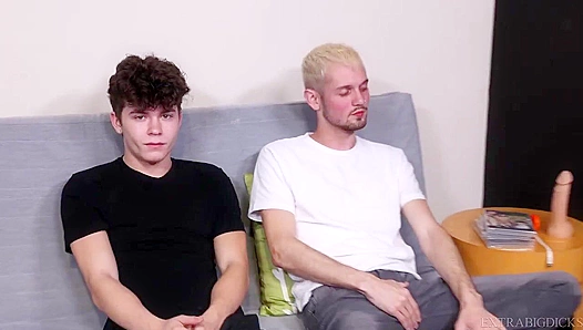 Bumhole Bliss: Christian Ace Gags on Drake Vons Huge Dick – 18+