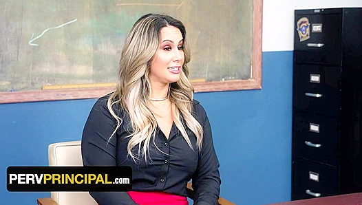 Hot Milf Teacher Tempts Horny Principal After Daughters Wild School Prank – Steamy Affairs