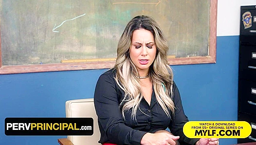 Hot Milf Teacher Tempts Horny Principal After Daughters Wild School Prank – Steamy Affairs