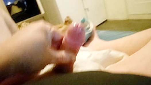 Massive Stud Gets Off Camera — Intense Deepthroat Blowjob by Trans Babe – Verified 18+