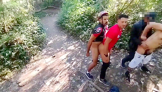 Deep In The Wild: Nonstop Blowjobs Between Horny, Hard Gay Bucks – 18+
