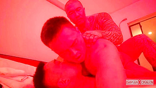 Double Pleasure: Damian Dragon Gets Pounded in Hot Gay Mnage Trois – Men.com 18+