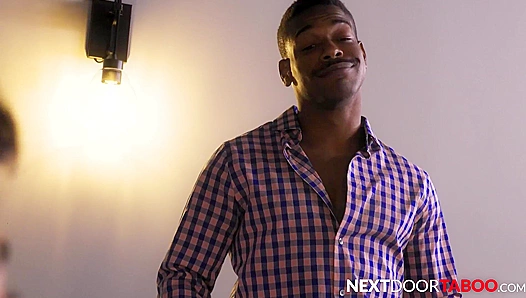 Massive Ebony Dick Turns Horny Jock Neighbor into Blowjob Addict – XXXGayTube 18+