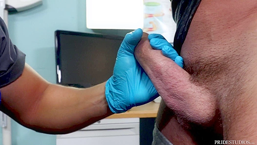 Latino Doctor Swallows Patients Entire Load – Hot Medical Blowjob Scene – 18+